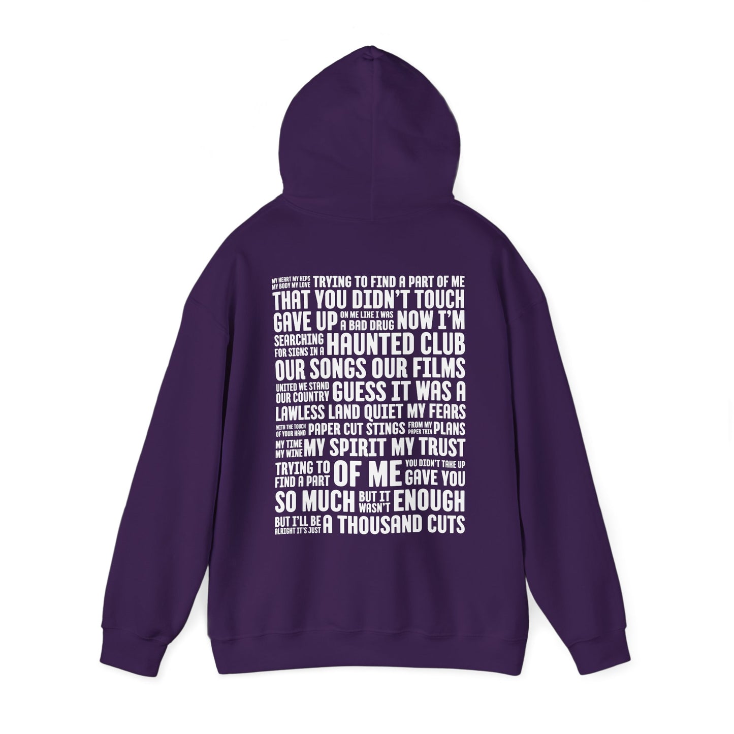 DBATC (lyrics on back) Hoodie