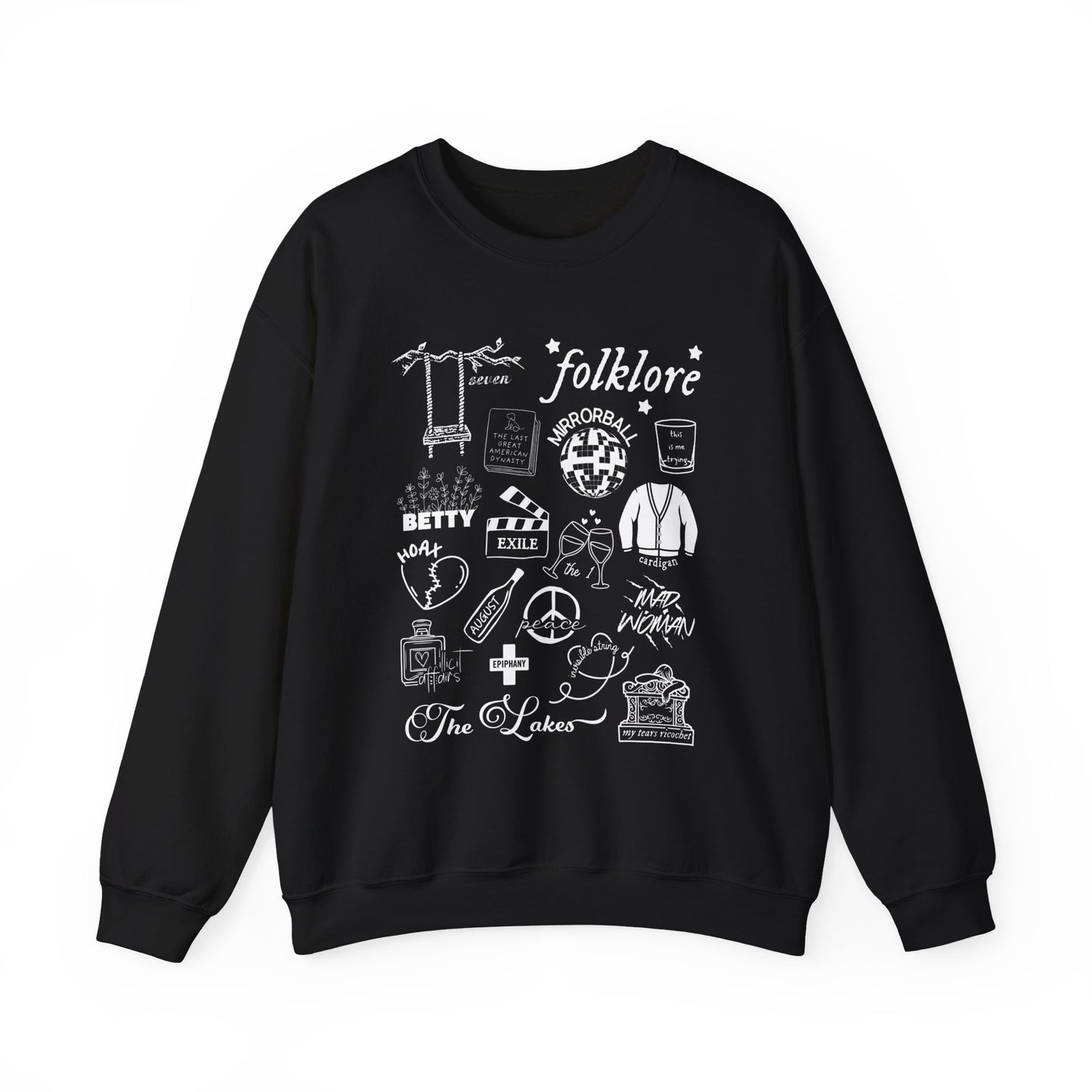 Folklore Collage Crewneck Sweatshirt