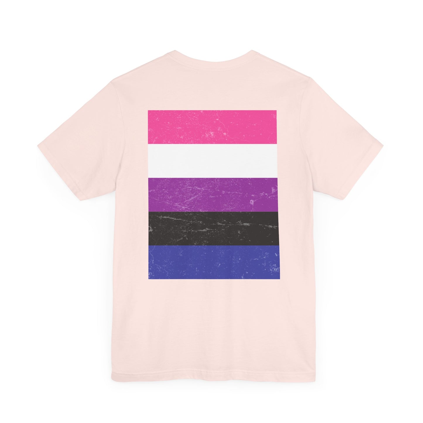 You Ain't Gotta Pray For Me (genderfluid flag on back) Tshirt