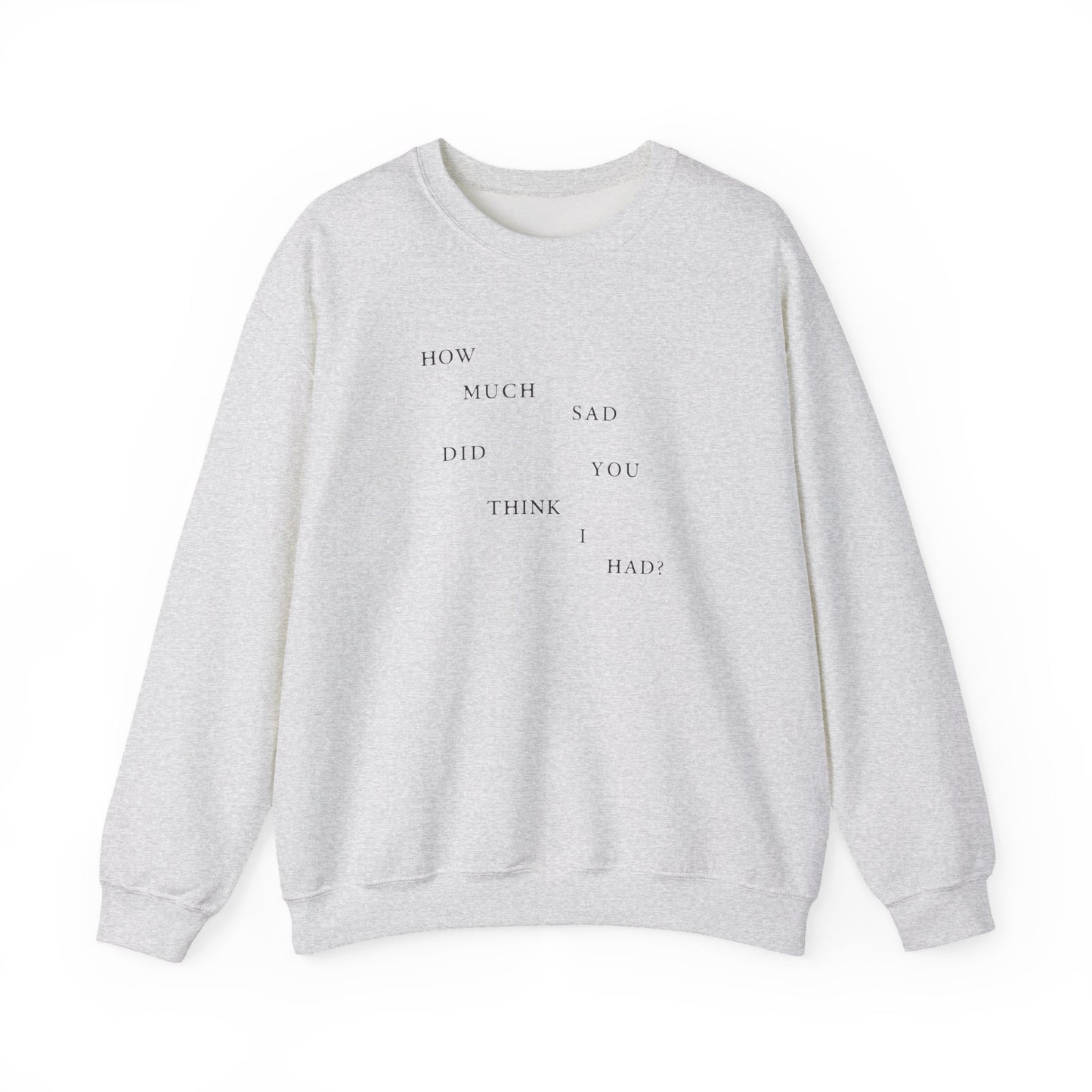 How Much Sad? Crewneck Sweatshirt