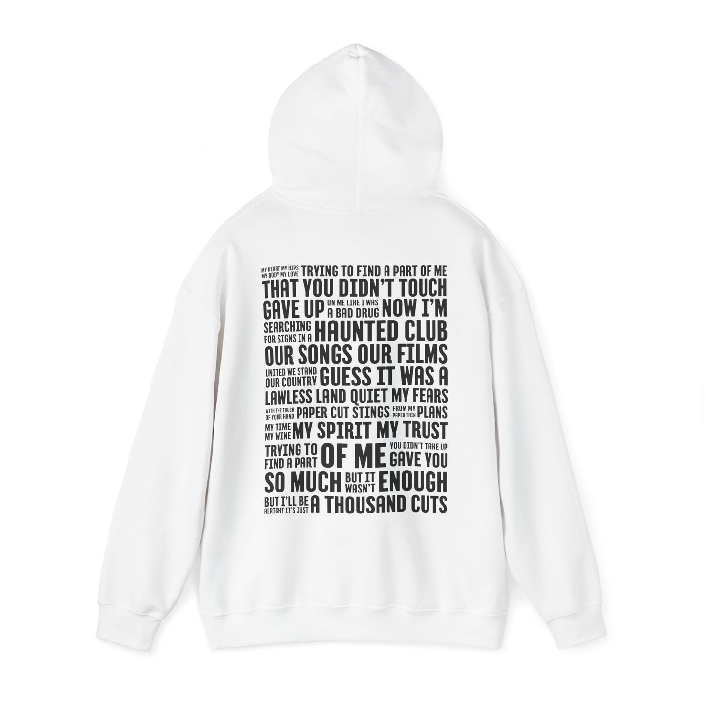 DBATC (lyrics on back) Hoodie