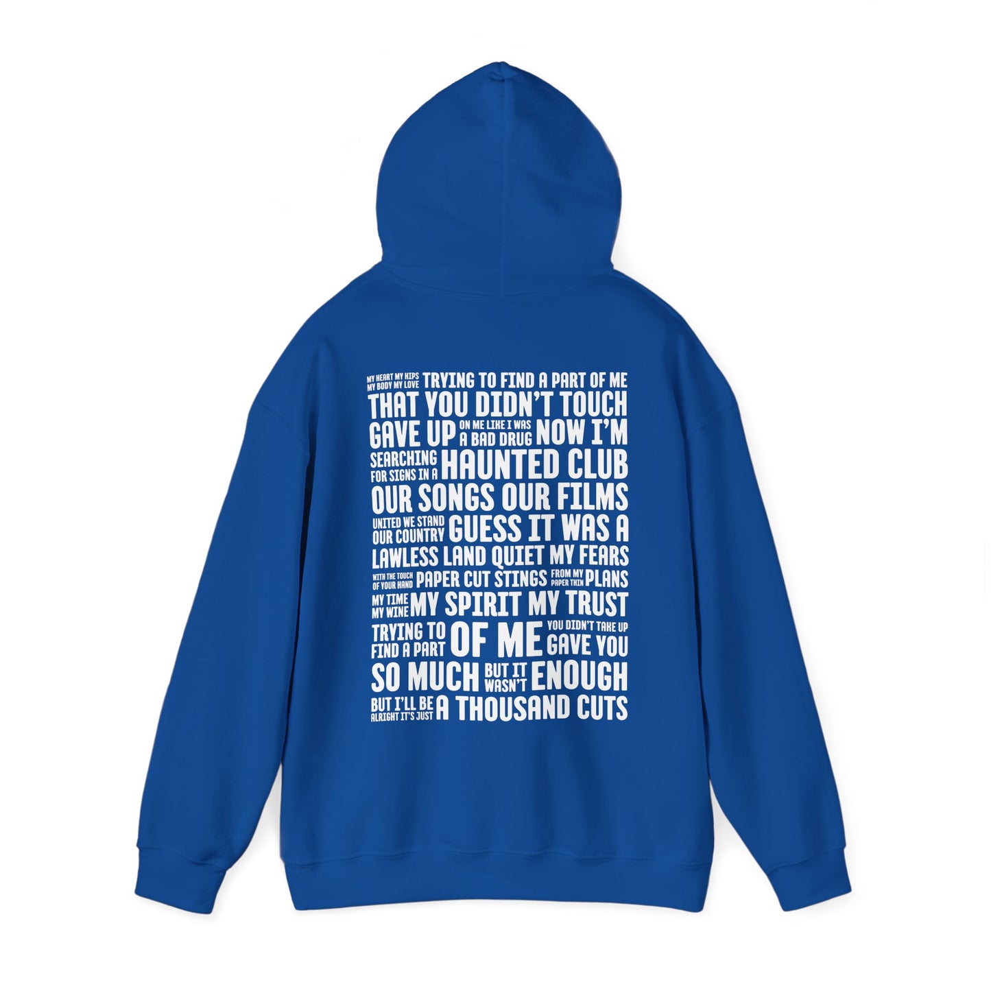 DBATC (lyrics on back) Hoodie