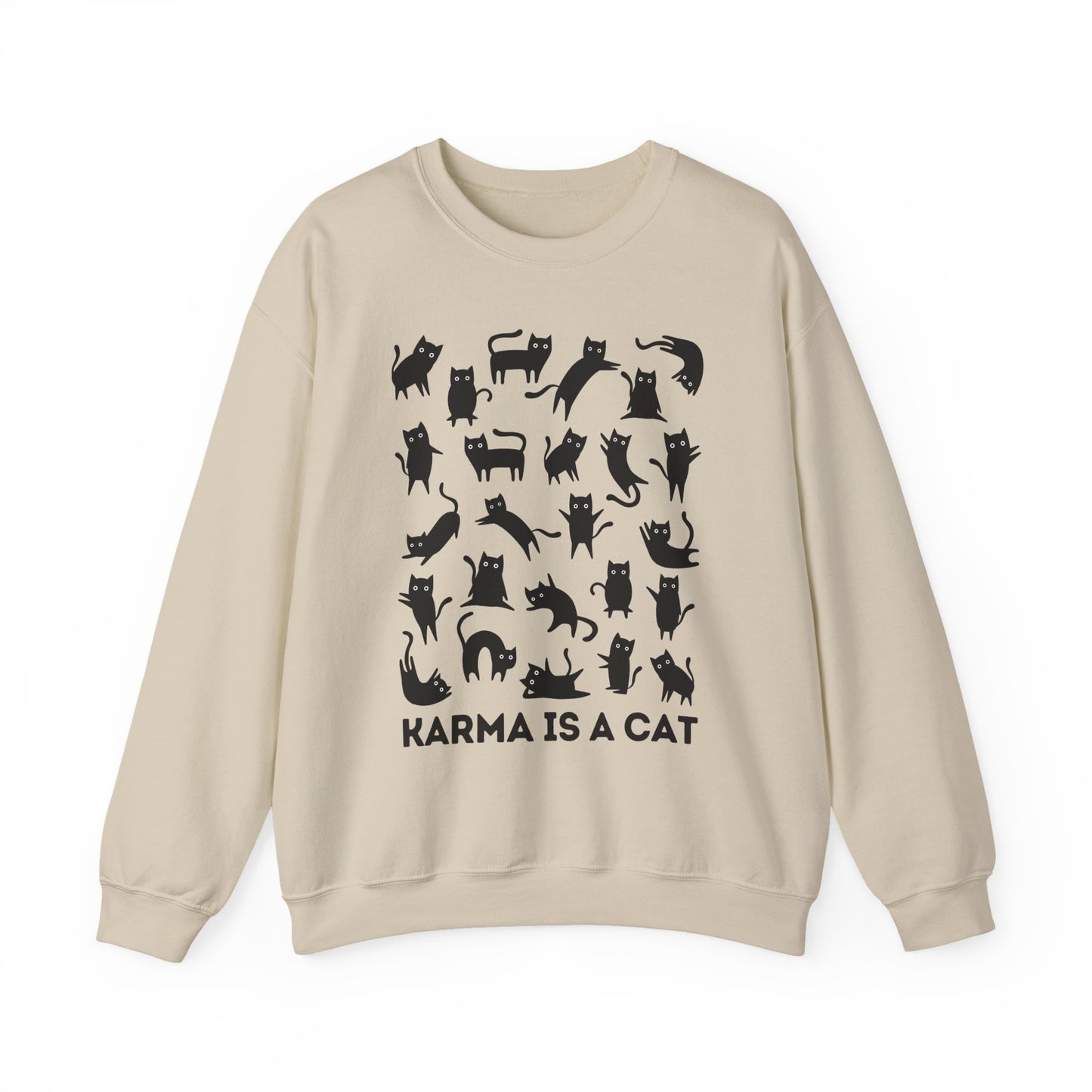 Karma is a Cat Crewneck Sweatshirt