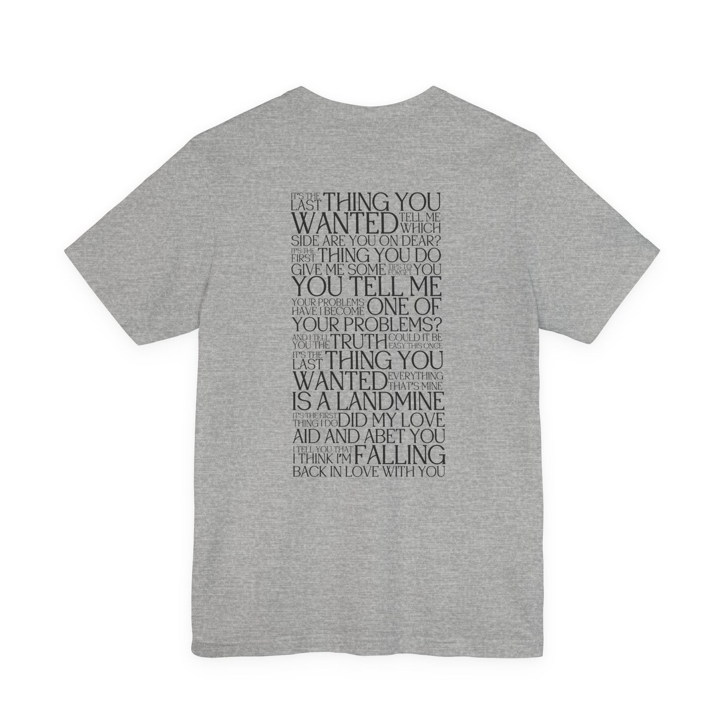 The Alcott Lyrics Tshirt