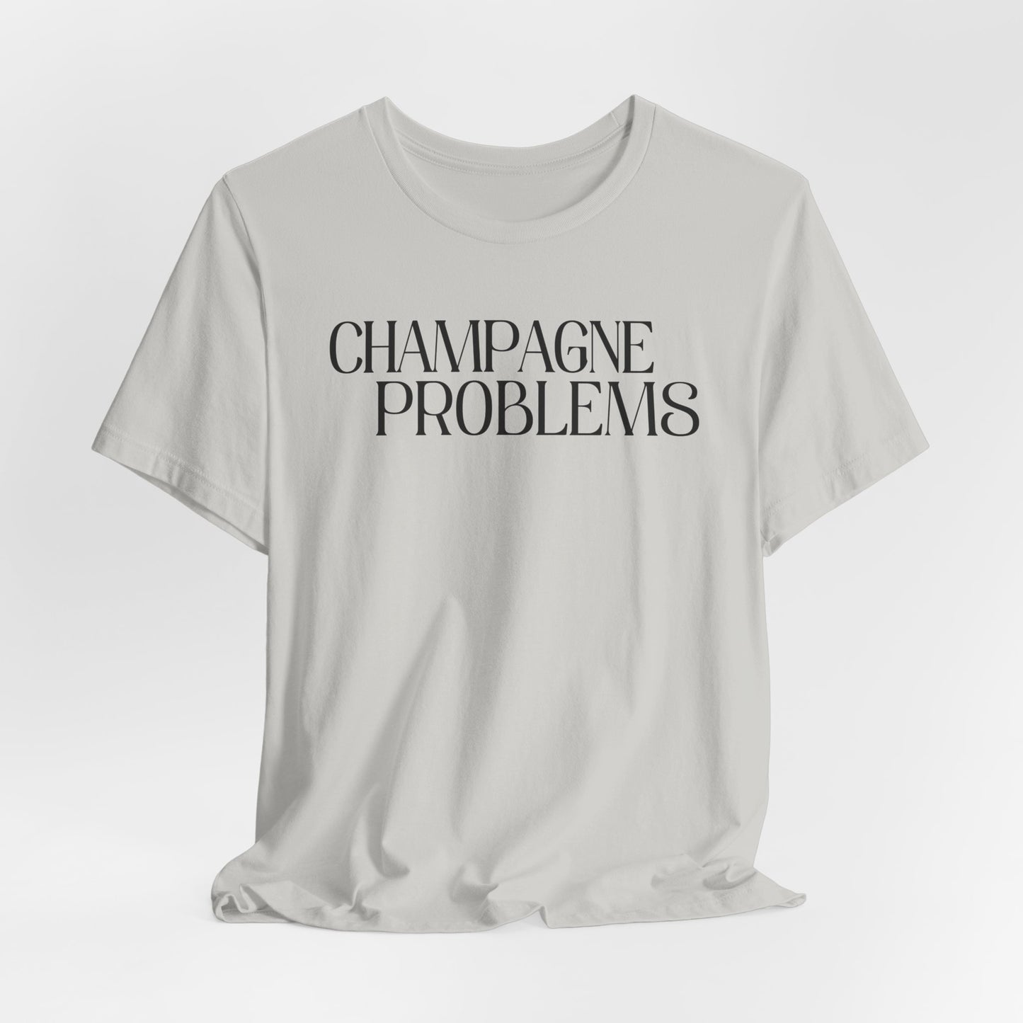 Champagne Problems (lyrics on back) Tshirt