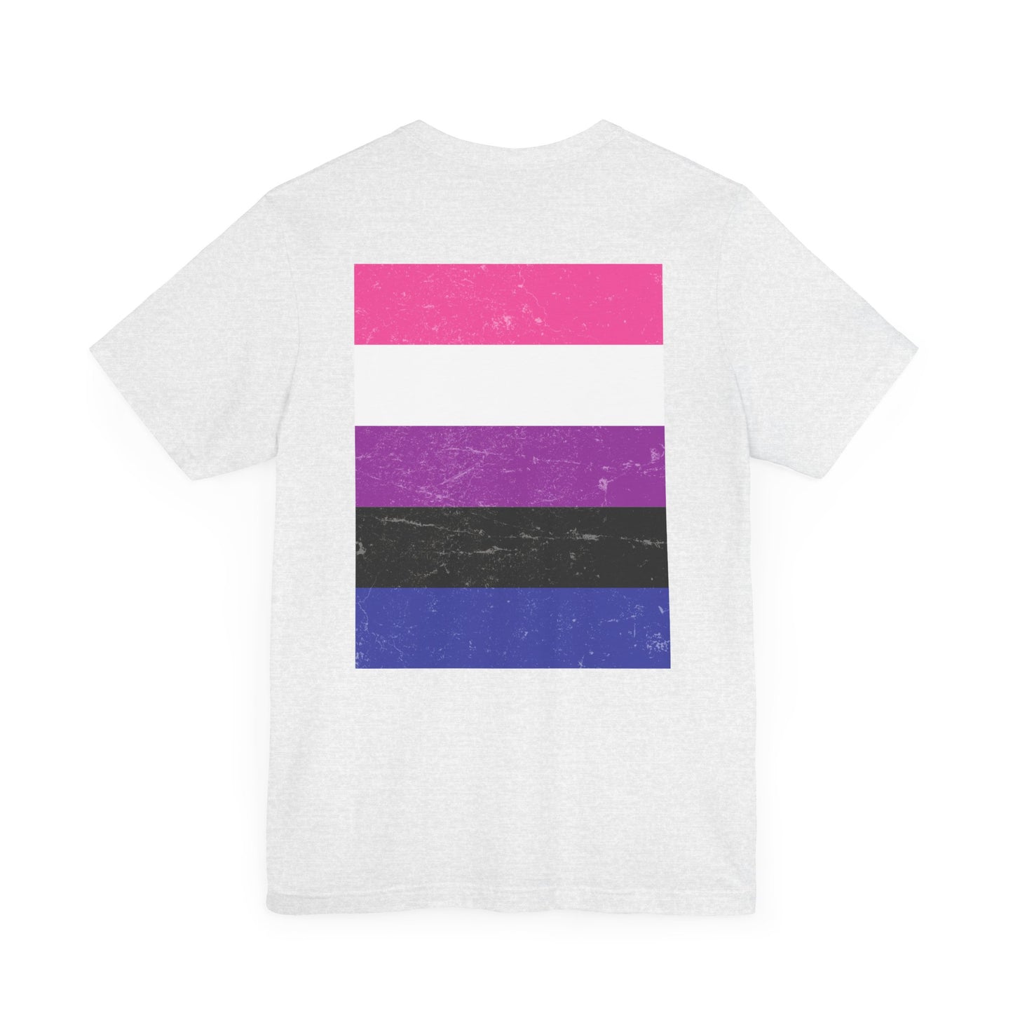 You Ain't Gotta Pray For Me (genderfluid flag on back) Tshirt