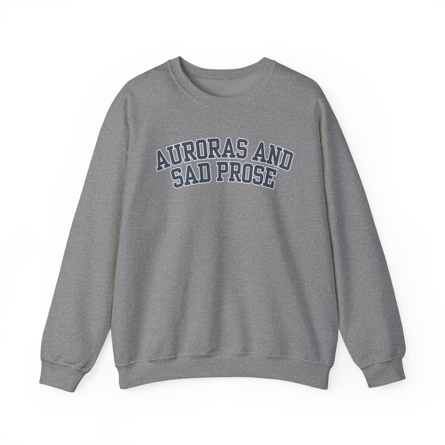 Auroras and Sad Prose Crewneck Sweatshirt