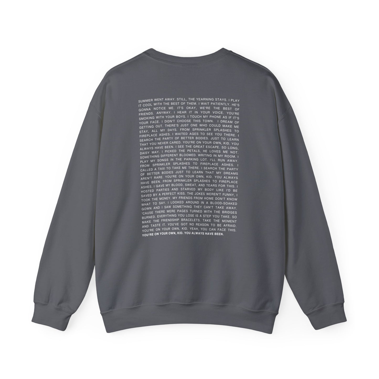 YOYOK Lyrics Crewneck Sweatshirt