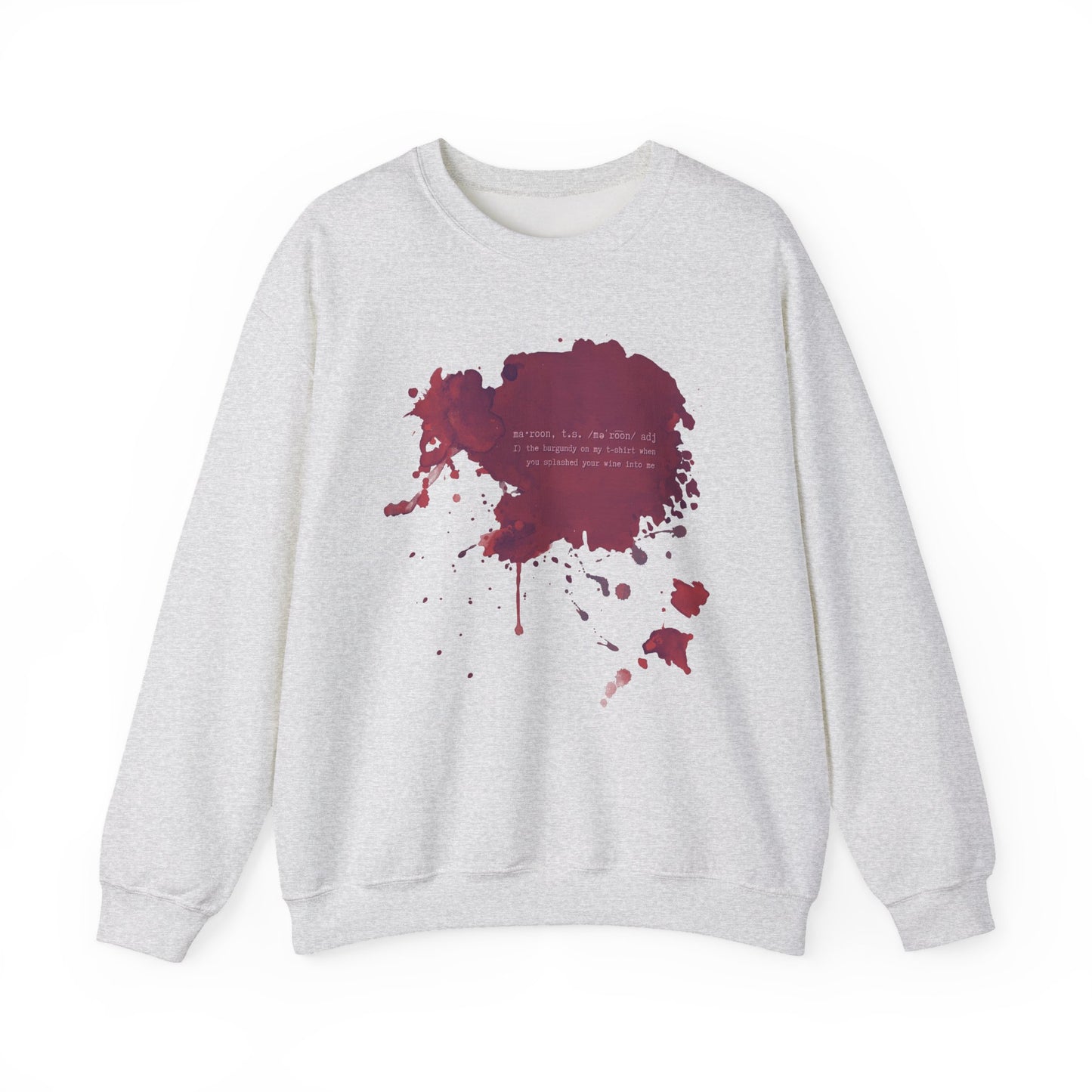 Maroon Crewneck Sweatshirt