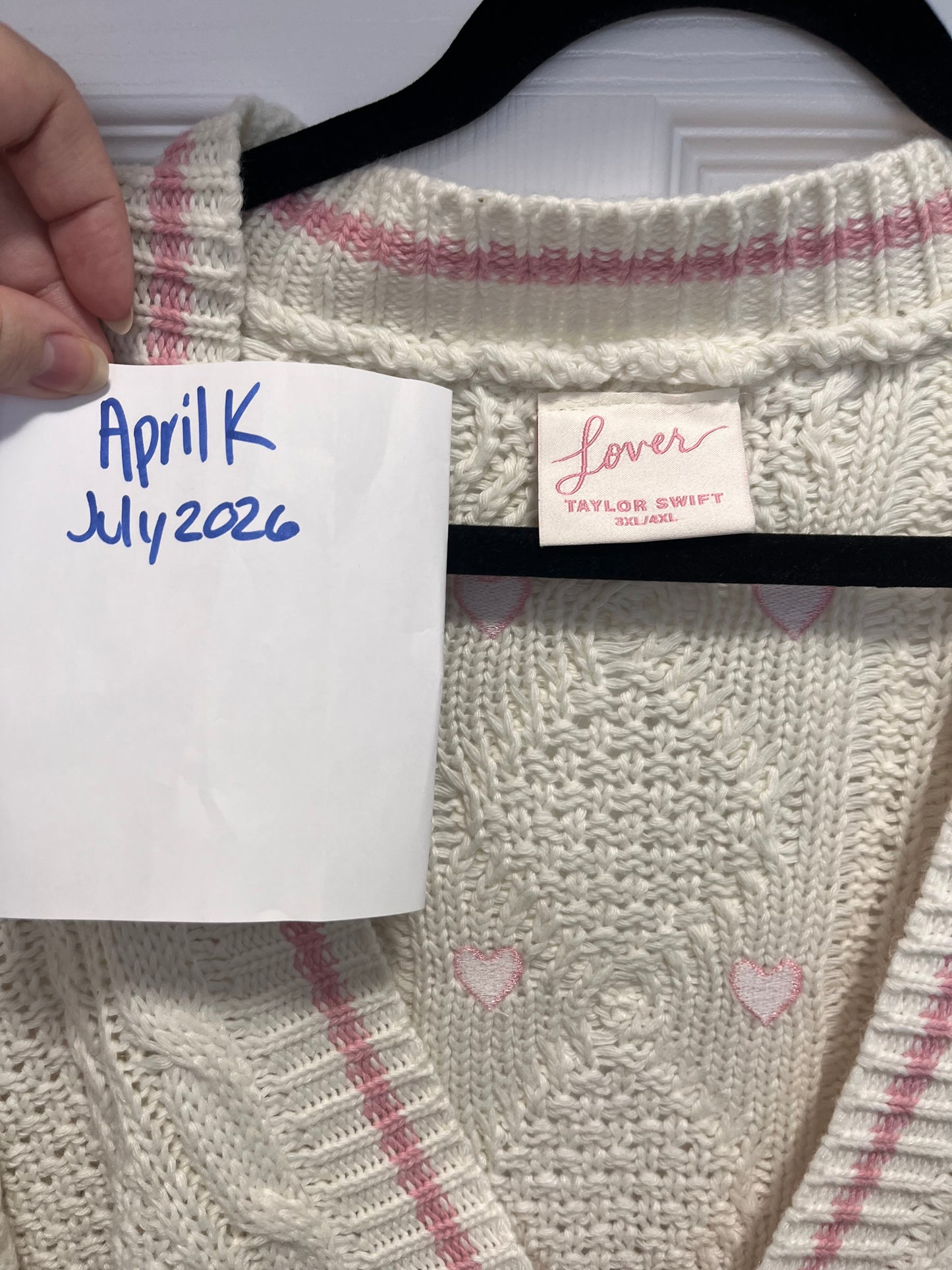 Lover Cardigan (OFFICIAL MERCH, RESALE)