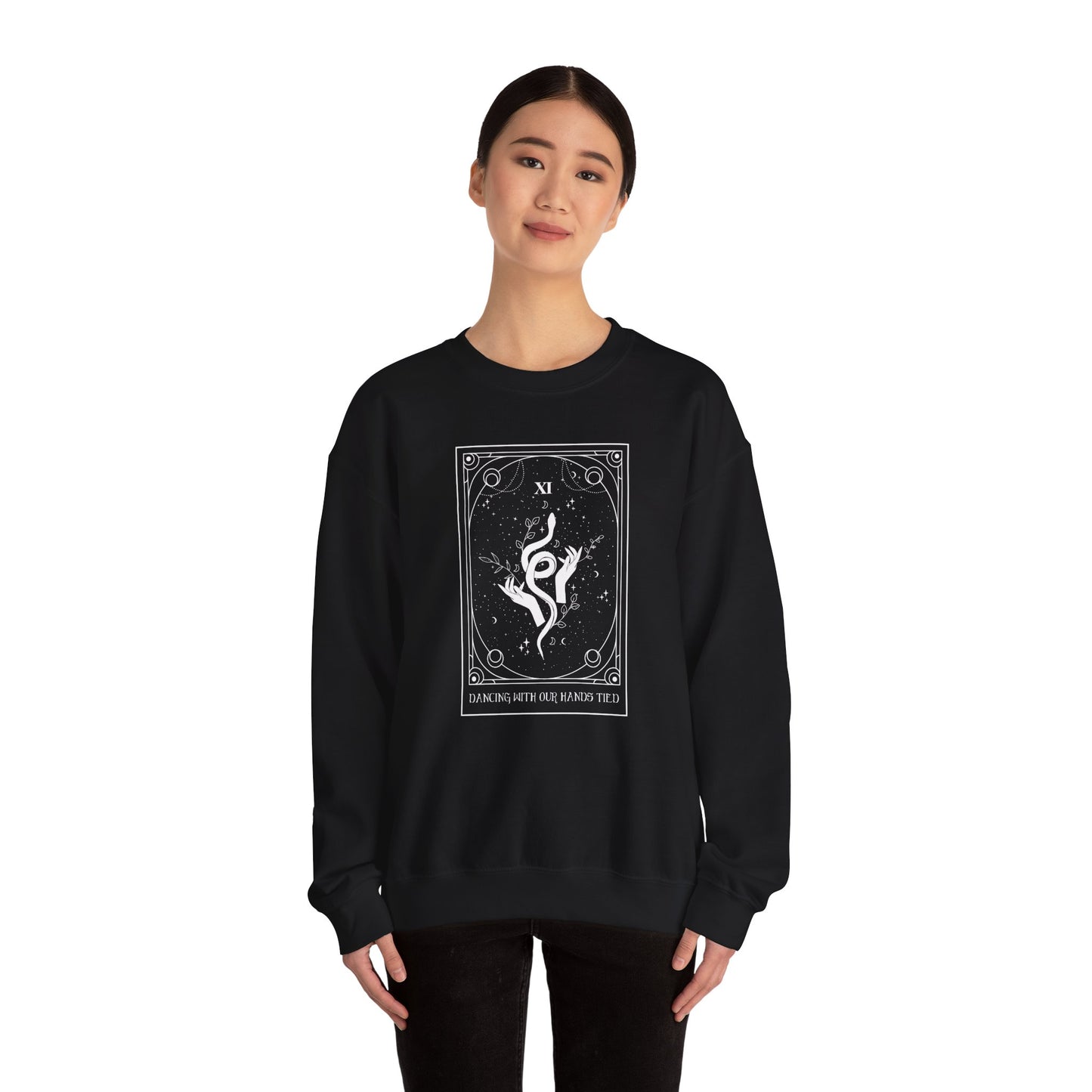 Tarot Crewneck Sweatshirt - Dancing With Our Hands Tied