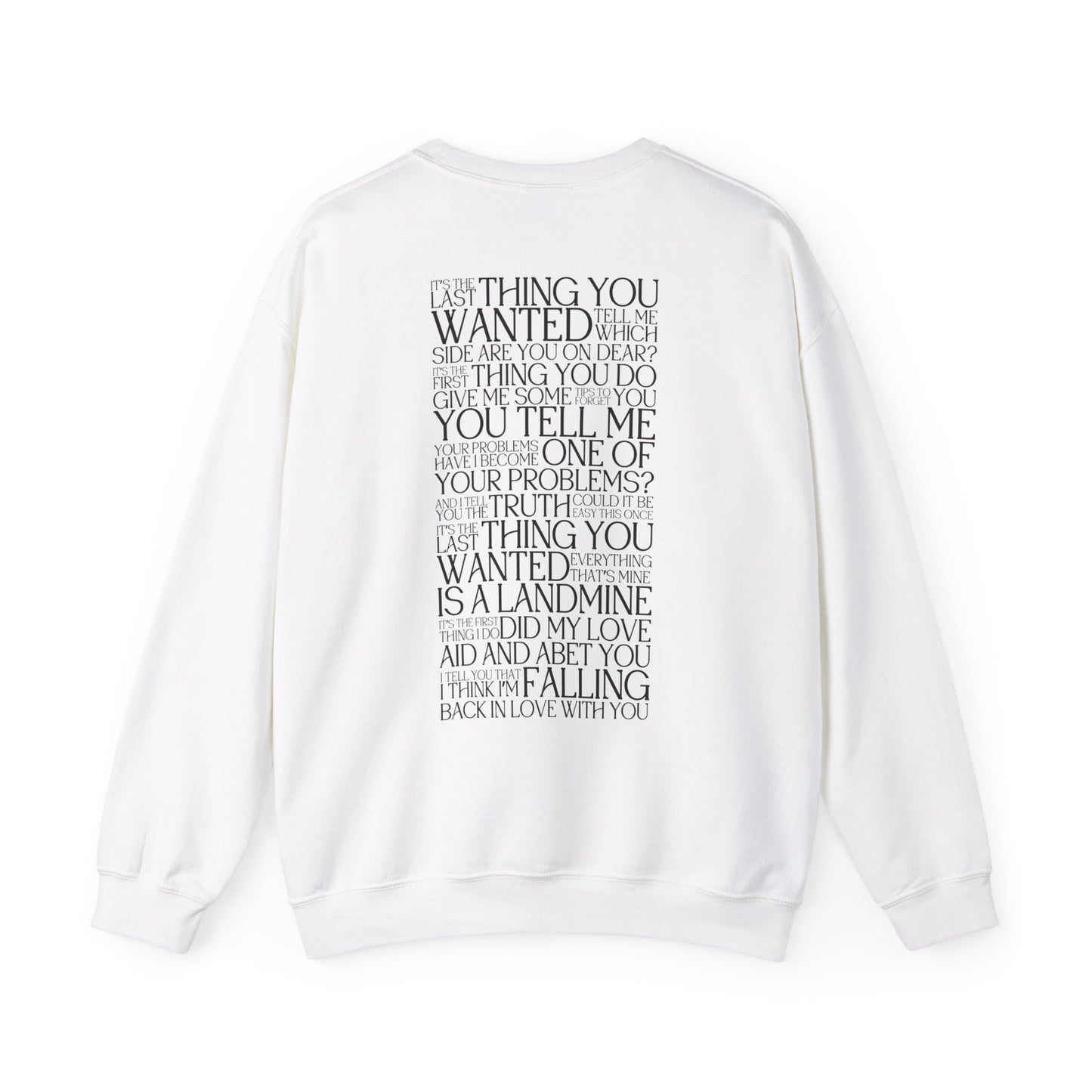 The Alcott Lyrics Crewneck Sweatshirt