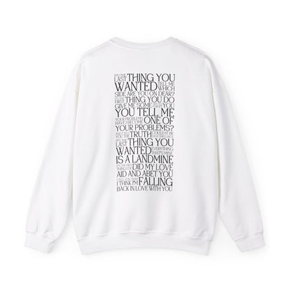 The Alcott Lyrics Crewneck Sweatshirt