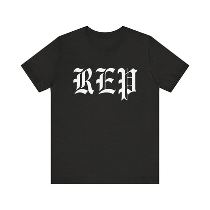 Rep (if a man talks shit on back) Tshirt