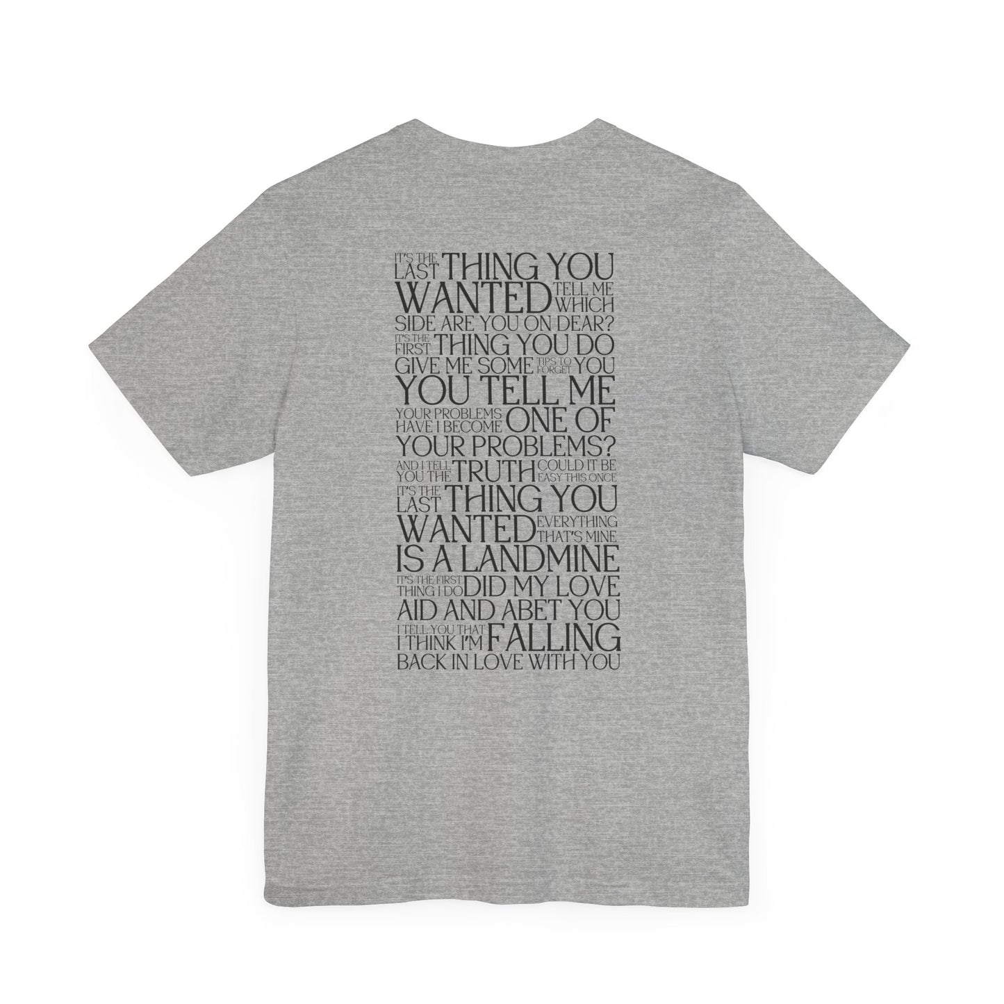 The Alcott Lyrics Tshirt