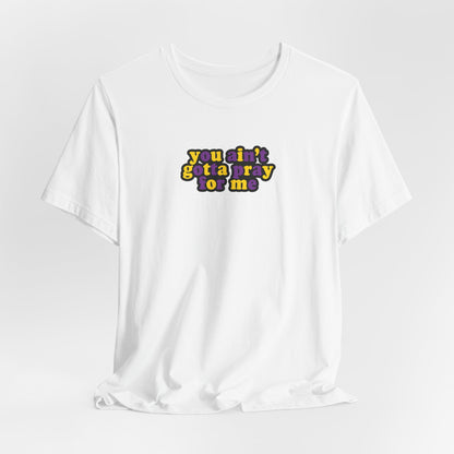 You Ain't Gotta Pray For Me (intersex flag on back) Tshirt