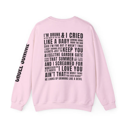 Prove It Cruel Summer Crewneck Sweatshirt