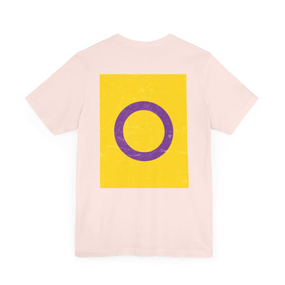 You Ain't Gotta Pray For Me (intersex flag on back) Tshirt