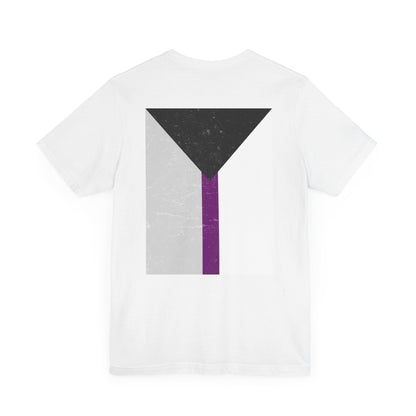 You Ain't Gotta Pray For Me (demisexual flag on back) Tshirt