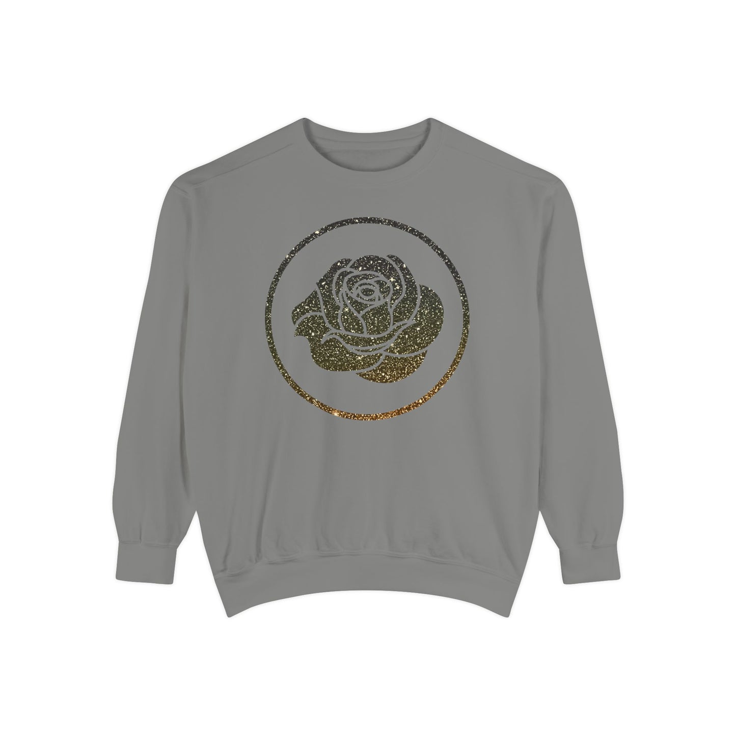 Rose Blush Studio Sparkle Logo Comfort Colors Crewneck Sweater