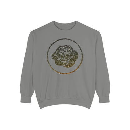 Rose Blush Studio Sparkle Logo Comfort Colors Crewneck Sweater
