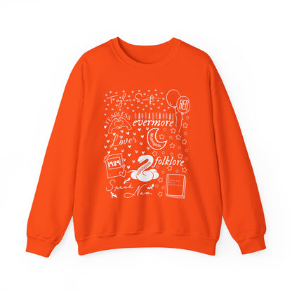 Eras Album Collage Crewneck Sweatshirt
