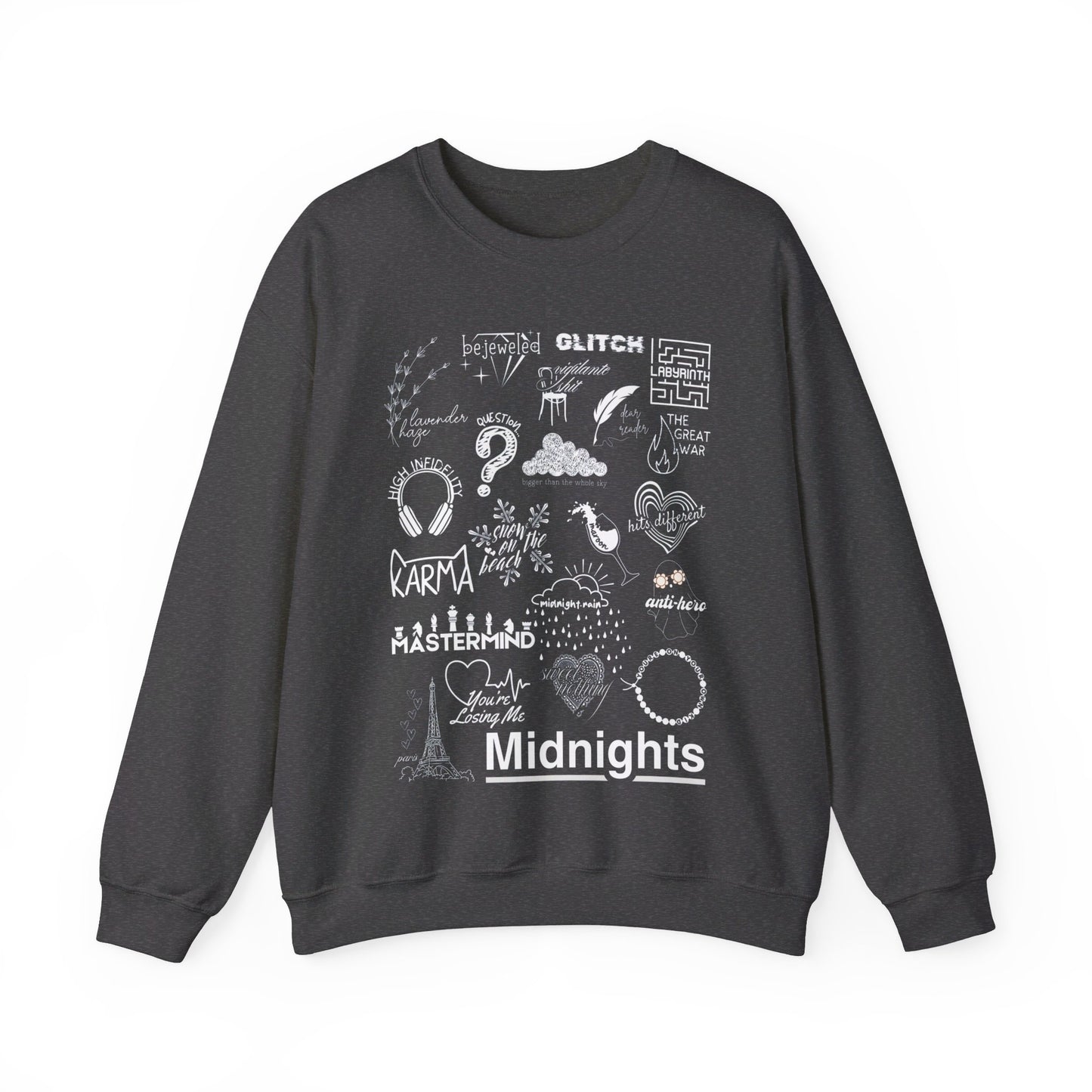 Midnights Collage Crewneck Sweatshirt