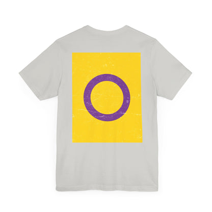 You Ain't Gotta Pray For Me (intersex flag on back) Tshirt