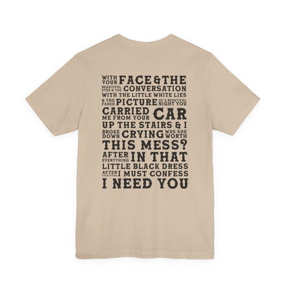 The Other Side of the Door (lyrics on back) Tshirt