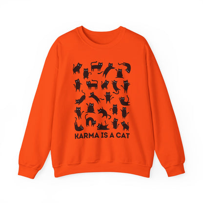 Karma is a Cat Crewneck Sweatshirt