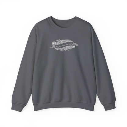 All's Fair in Love and Poetry Crewneck Sweatshirt