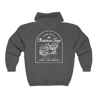 Christmas Tree Farm Full Zip Hoodie