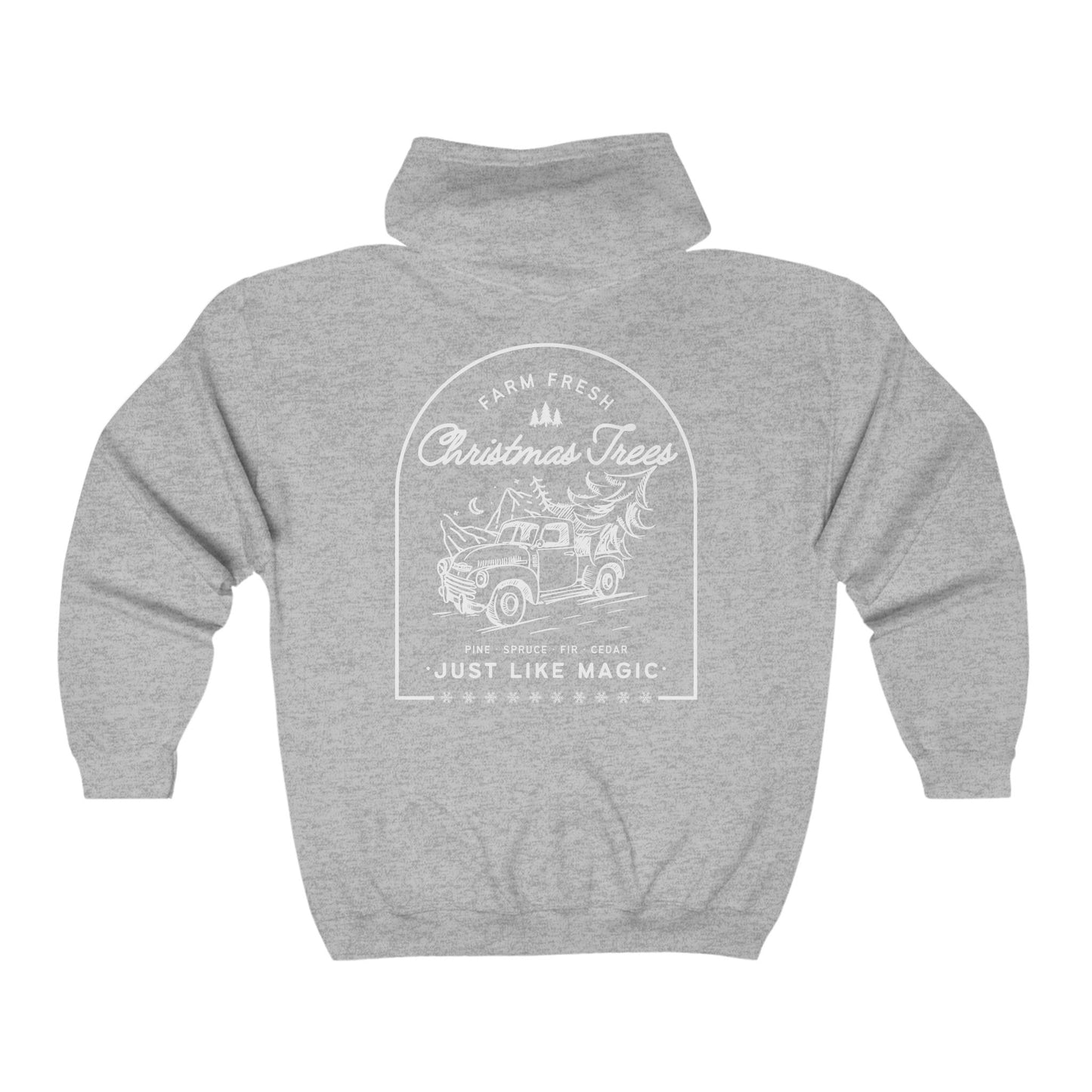 Christmas Tree Farm Full Zip Hoodie