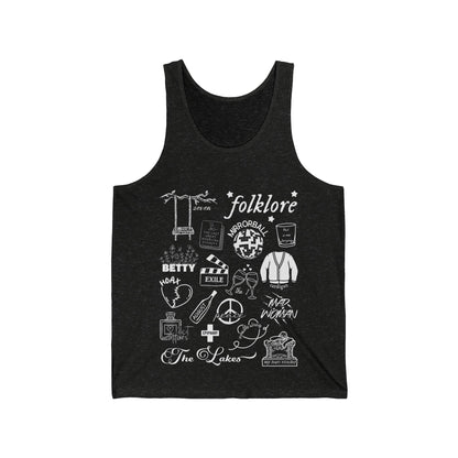 Folklore Collage Jersey Tank