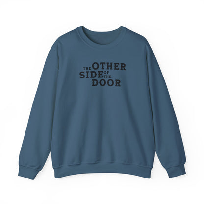 The Other Side Of The Door (lyrics on back) Crewneck Sweatshirt