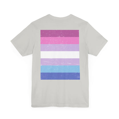 You Ain't Gotta Pray For Me (bi-gender flag on back) Tshirt