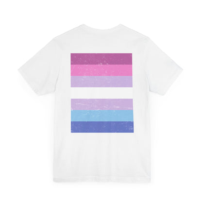 You Ain't Gotta Pray For Me (bi-gender flag on back) Tshirt