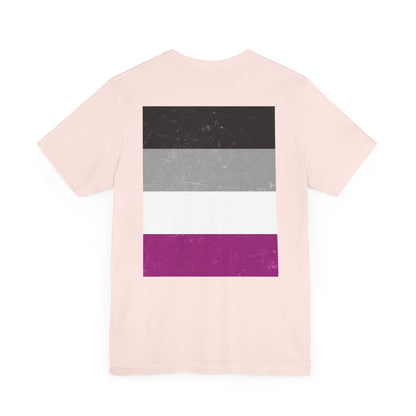 You Ain't Gotta Pray For Me (asexual flag on back) Tshirt