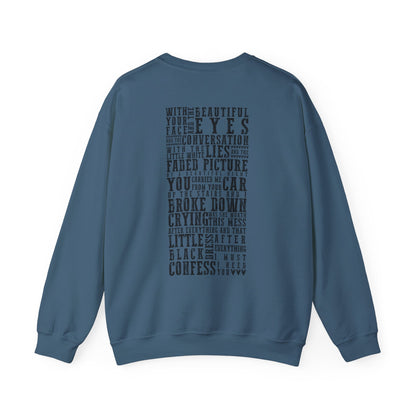 The Other Side Of The Door Lyrics Crewneck Sweatshirt