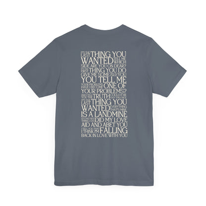 The Alcott Lyrics Tshirt