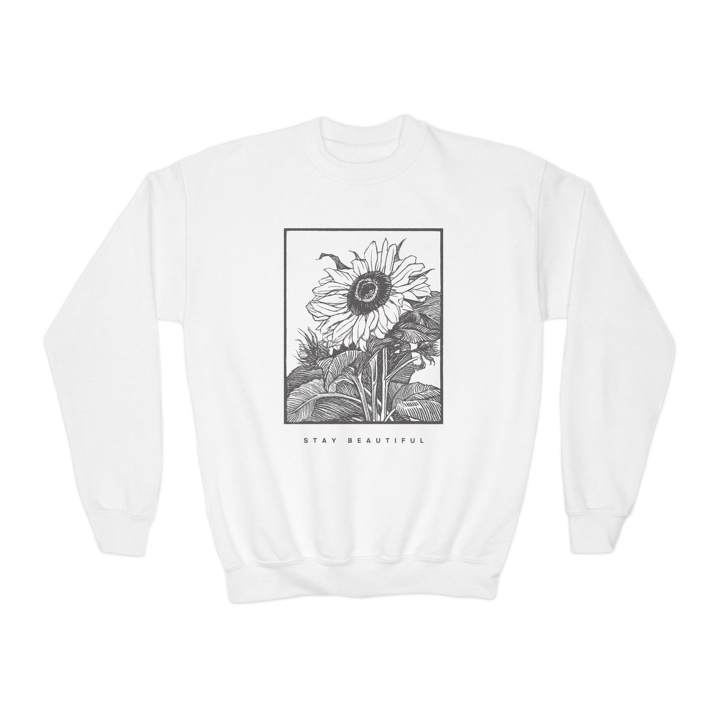 Stay Beautiful Youth Crewneck Sweater