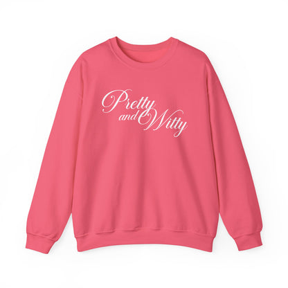 Pretty and Witty Unisex Crewneck Sweatshirt