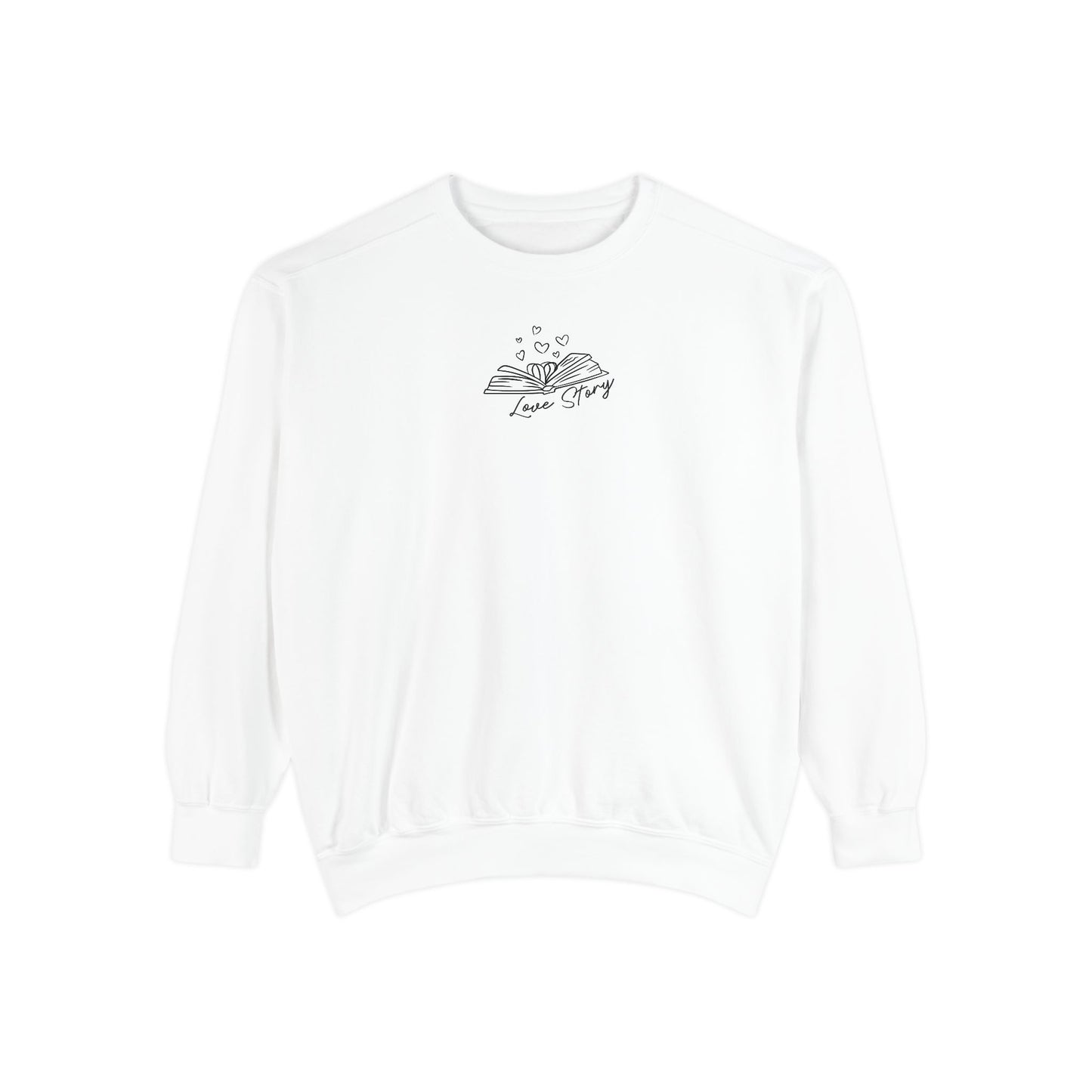Love Story Comfort Colors Crewneck Sweatshirt