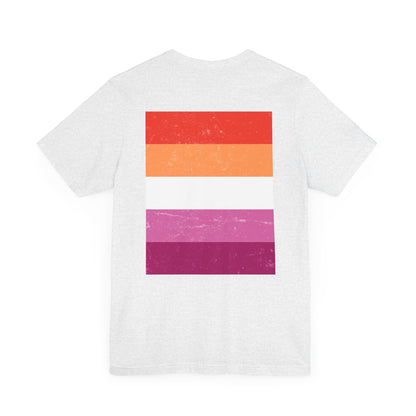 You Ain't Gotta Pray For Me (lesbian flag on back) Tshirt