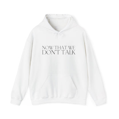 Now That We Don't Talk Lyrics Hoodie