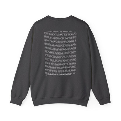 YOYOK Lyrics Crewneck Sweatshirt