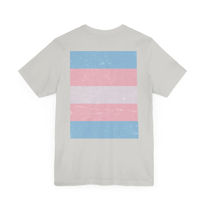 You Ain't Gotta Pray For Me (trans flag on back) Tshirt