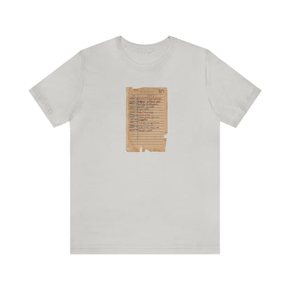 Poets Library Card Tshirt