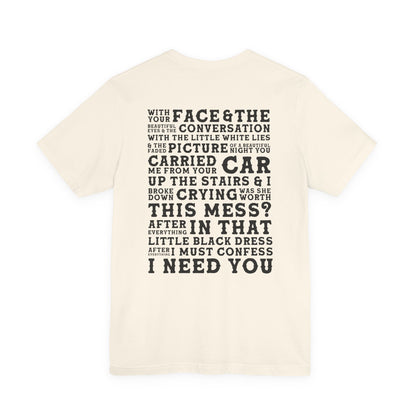 The Other Side of the Door (lyrics on back) Tshirt