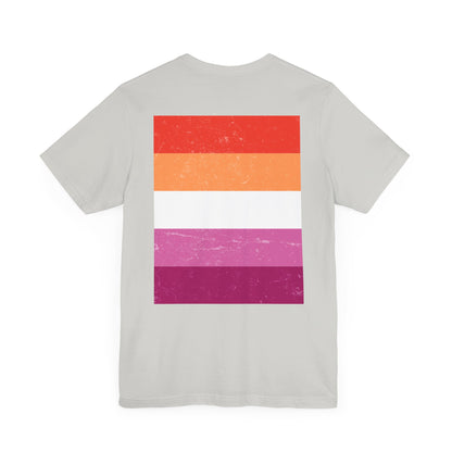 You Ain't Gotta Pray For Me (lesbian flag on back) Tshirt